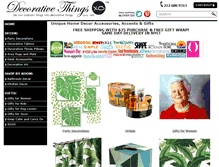 Tablet Screenshot of decorativethings.com